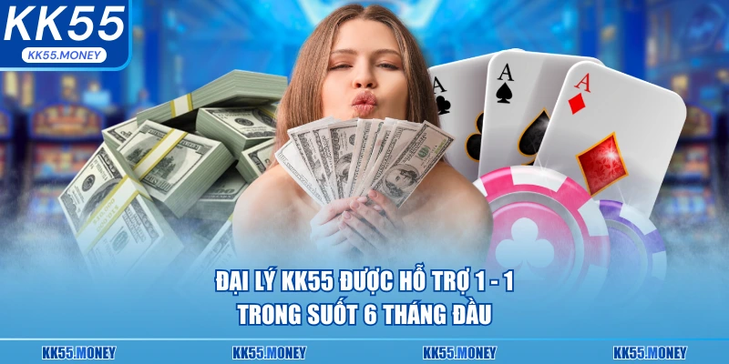 Đại lý KK55 sẻ được hổ trợ 1-1 trong suốt 6 tháng đầu 